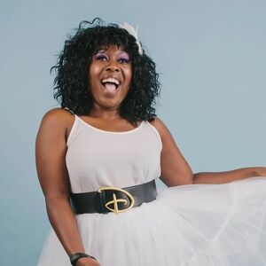 Disney Signature D Logo Gold Enamel Cast Buckle - Black PU Strap Belt